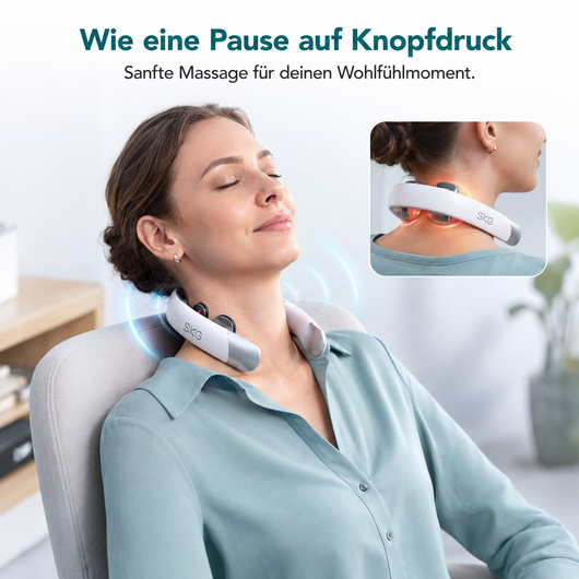 Nackenmassagegerät mit Wärmefunktion