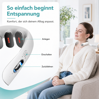 Nackenmassagegerät mit Wärmefunktion