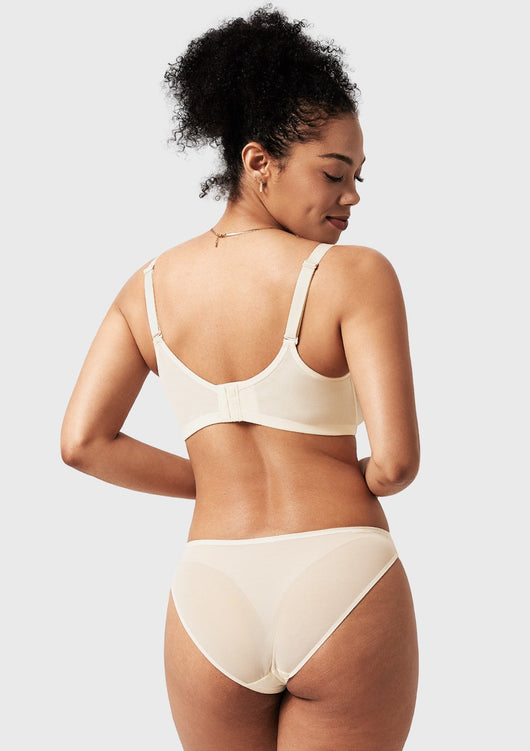 Unlined Underwire Sheer Mesh Bra