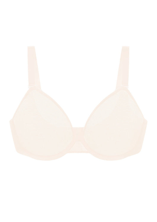 Unlined Underwire Sheer Mesh Bra