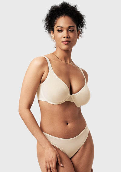 Unlined Underwire Sheer Mesh Bra