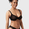 Unlined Underwire Sheer Mesh Bra