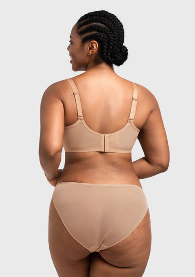 Unlined Underwire Sheer Mesh Bra