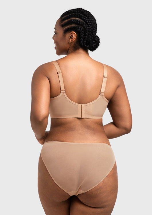 Unlined Underwire Sheer Mesh Bra