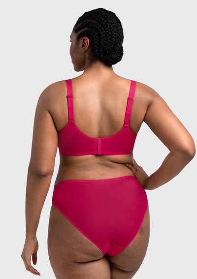 Unlined Underwire Sheer Mesh Bra