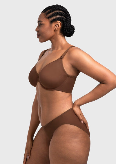 Unlined Underwire Sheer Mesh Bra