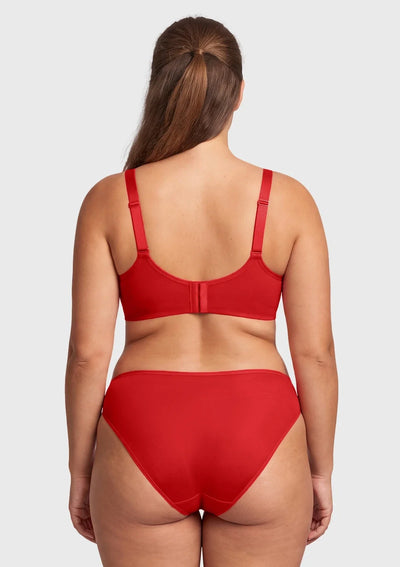 Unlined Underwire Sheer Mesh Bra