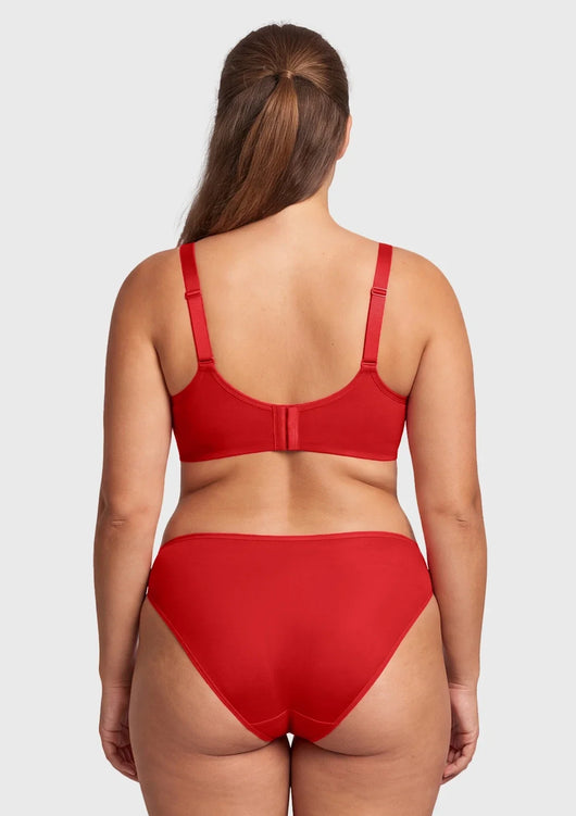 Unlined Underwire Sheer Mesh Bra