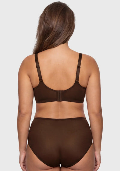 Unlined Underwire Sheer Mesh Bra