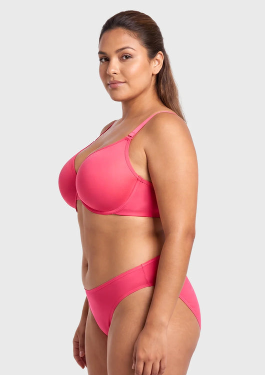 Unlined Underwire Sheer Mesh Bra