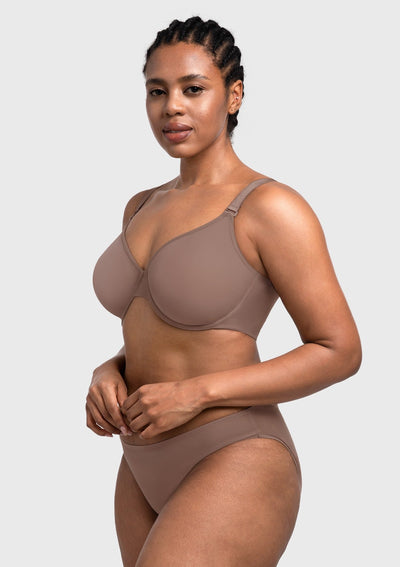 Unlined Underwire Sheer Mesh Bra