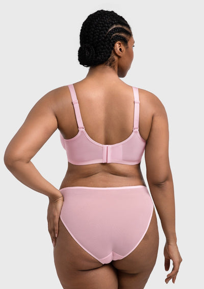 Unlined Underwire Sheer Mesh Bra