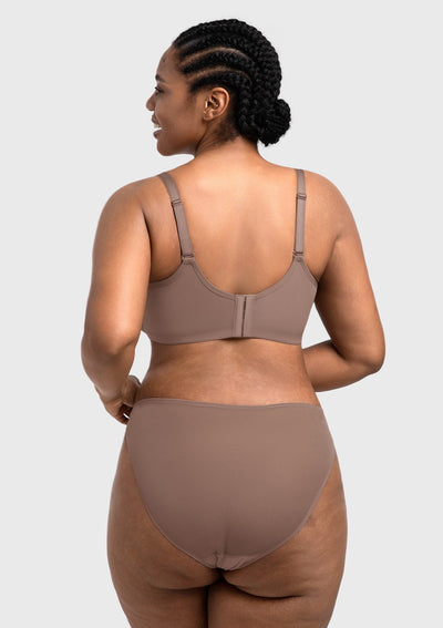 Unlined Underwire Sheer Mesh Bra
