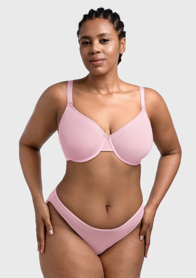 Unlined Underwire Sheer Mesh Bra