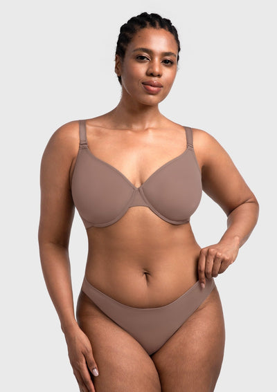 Unlined Underwire Sheer Mesh Bra